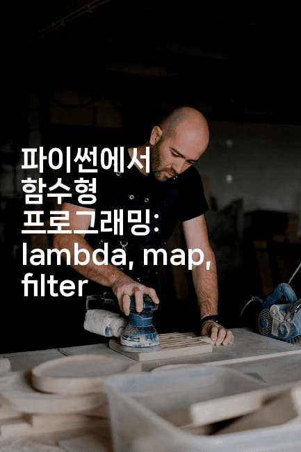파이썬에서 함수형 프로그래밍: lambda, map, filter
-짜장파이