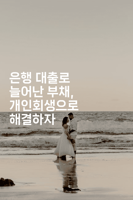 은행 대출로 늘어난 부채, 개인회생으로 해결하자-짜장파이