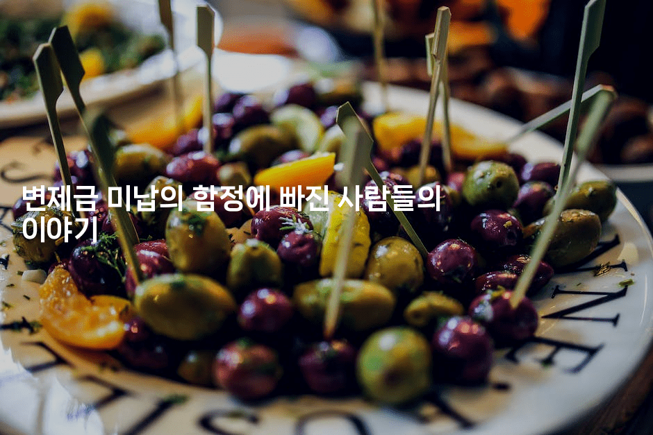 변제금 미납의 함정에 빠진 사람들의 이야기