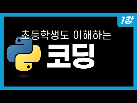 코딩 왕초보 탈출 무료 강의 Python 기초 1강 ( 1.5배속으로 들어도 좋을 정도로 쉬움 )