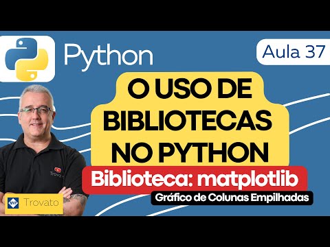 [Aula 37] - PYTHON - Biblioteca matplotlib - Gráfico de Colunas Empilhados