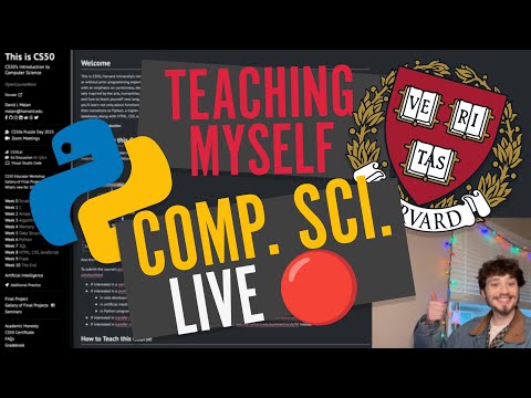 Teaching Myself Computer Science LIVE 🔴 | CS50X + Neet Code + Project! | 01-24-2025