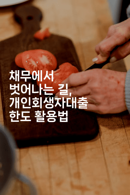 채무에서 벗어나는 길, 개인회생자대출 한도 활용법-짜장파이